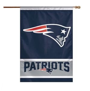 New England Patriots WinCraft 28" x 40" Primary Logo Single-Sided Vertical Flag
